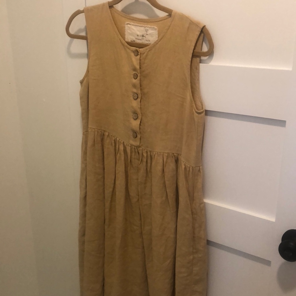Not Perfect Linen Mama Dress